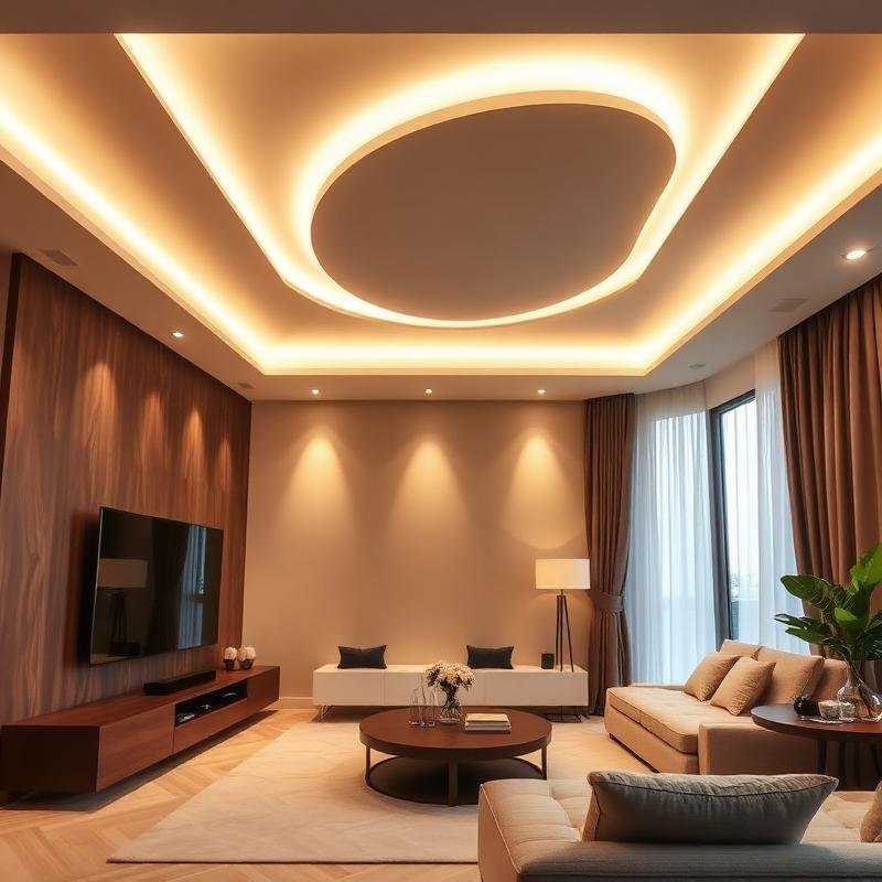 Modern LED lighting installation