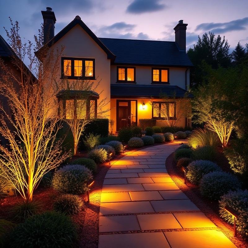 Outdoor garden lighting
